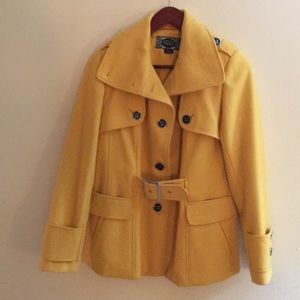 Yellow wool jacket